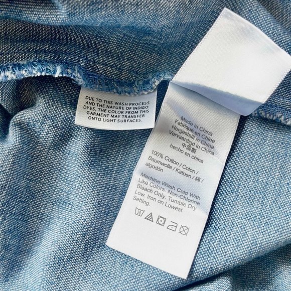 J Crew Denim Shirtdress With Tie belt - Picture 16 of 16